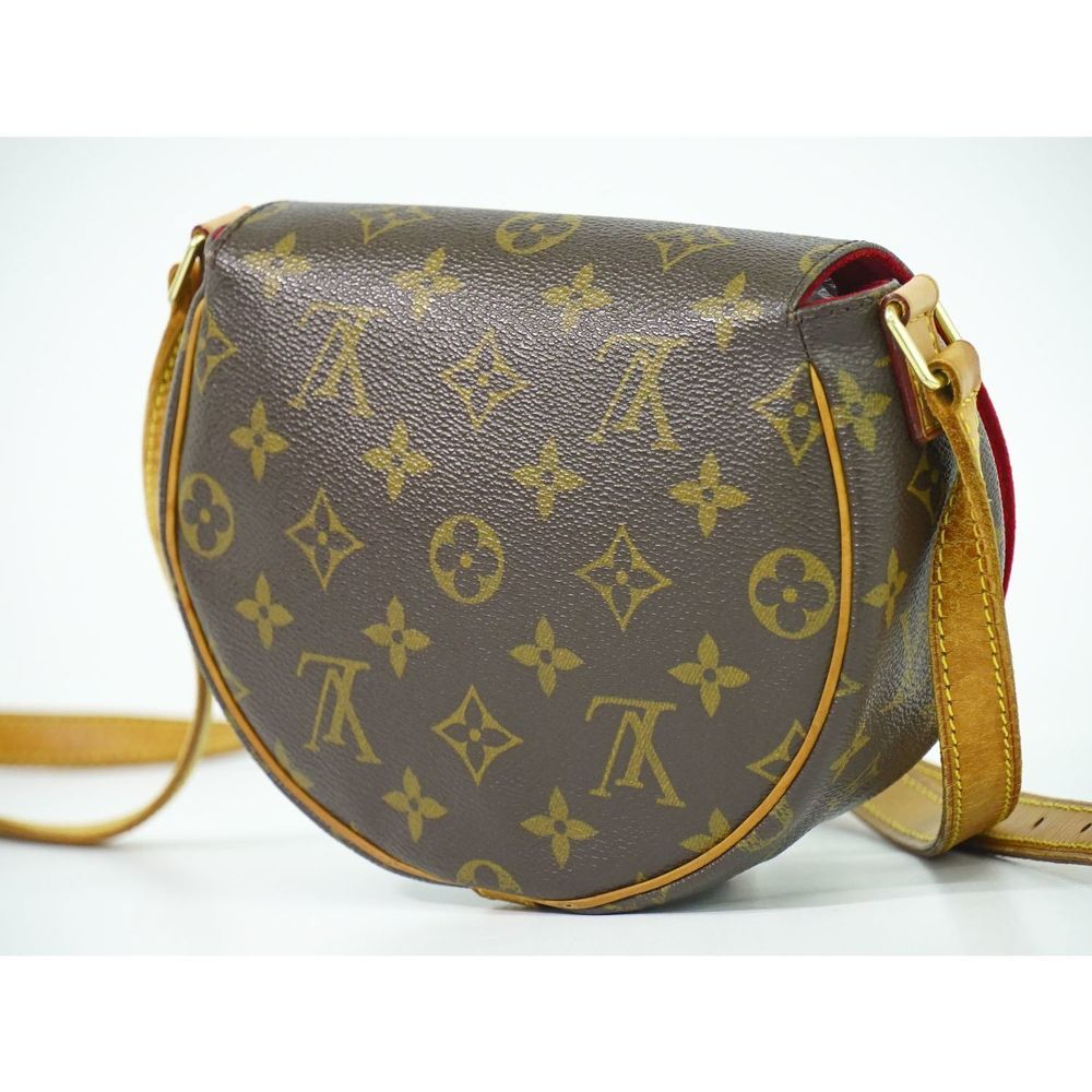 Louis Vuitton Brown Shoulder Bag Monogram Tambourin
